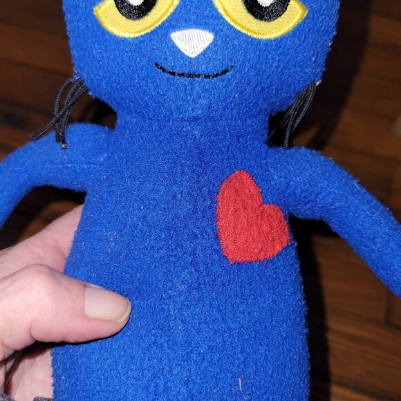Vintage Pete the Cat Doll Plush 13" Toy by Merry Makers - James Dean - Picture 5 of 7